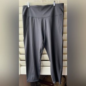 All In Motion - Leggings - Black - 1X- Pocket In Waistband & Sides